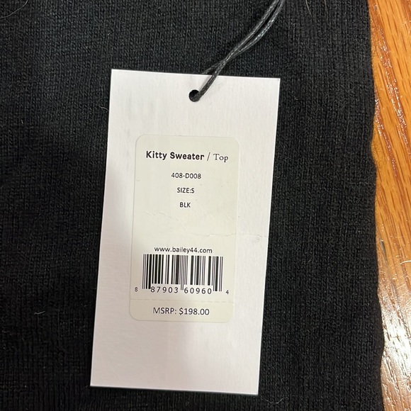 Bailey 44 Women's Kitty Ribbed Turtleneck Sweater Black Size Small - Picture 5 of 7